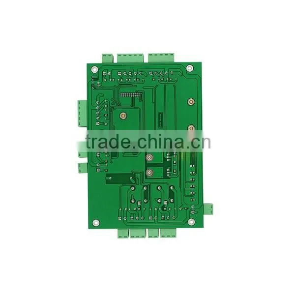 Opeate off line real time tcp/ip network conect security alarm system door sensor two doors two ways card control panel board