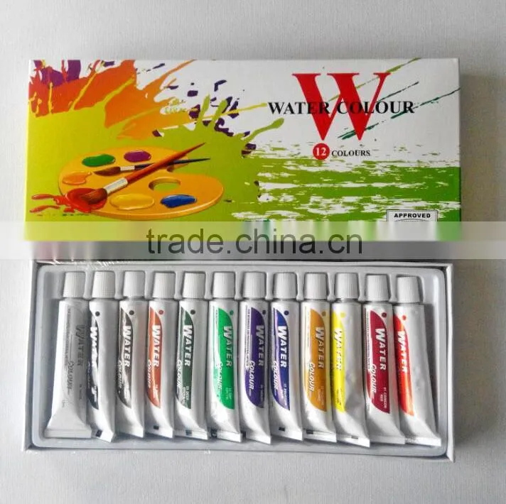 18 colour*12ml art material paint set artist water color