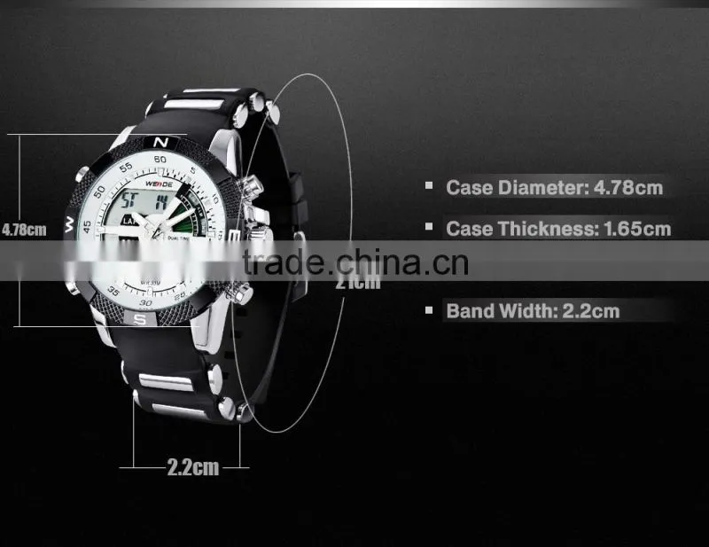 2015 weide fast selling product quartz advance watch WH1104-9C best china watch