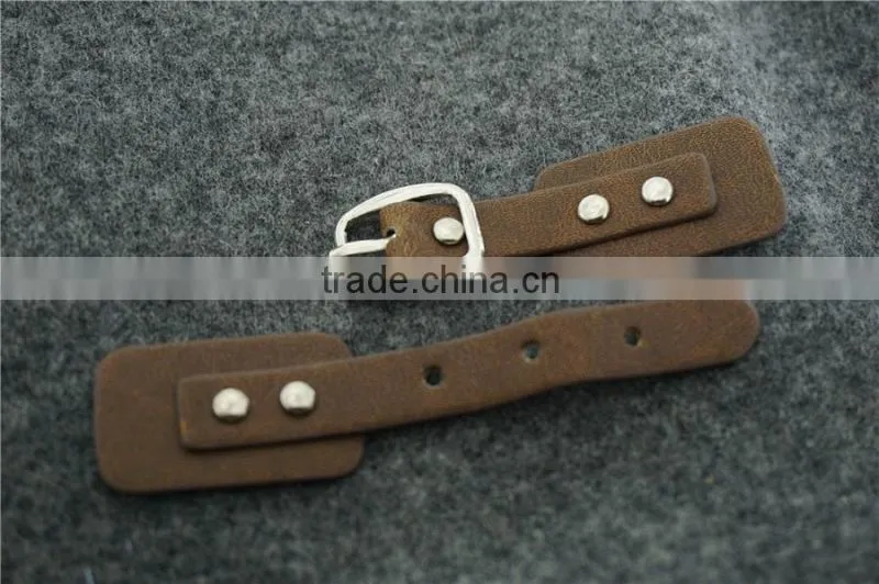 PU leather toggle decorative button for skirt