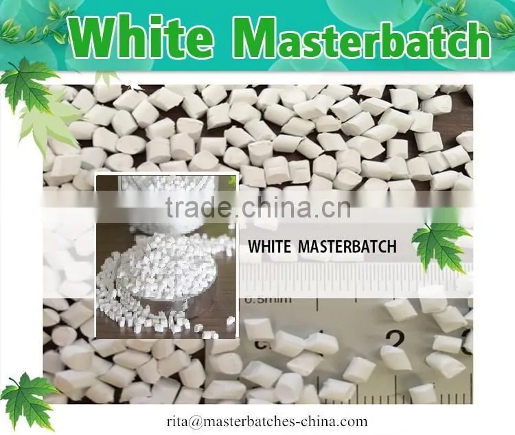 PP-R white masterbatch/best plastic masterbatch