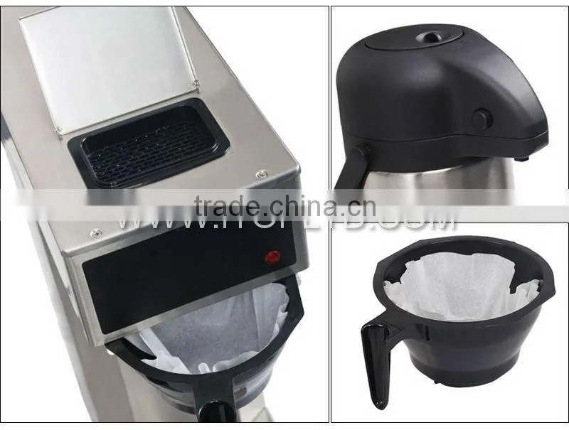 stainless steel electric drip coffee maker