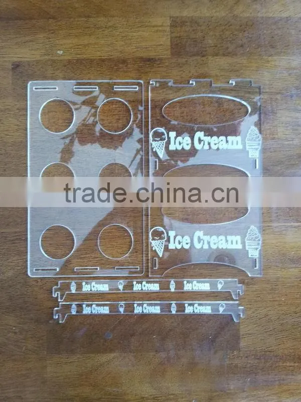 Customized antique acrylic train shaped candy tin box