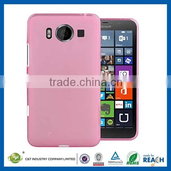 C&T Newest jelly gel tpu soft back case for microsoft nokia lumia 950