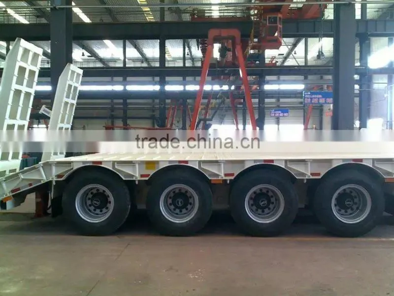Hot Selling Low Boy Trailer,Tri-axle Semi Trailer