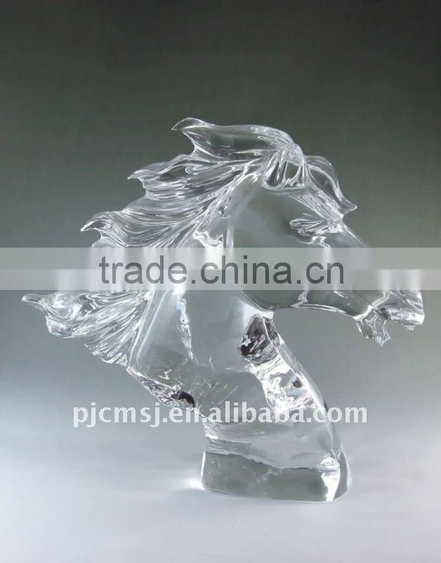 Customized crystal boat for business gifts