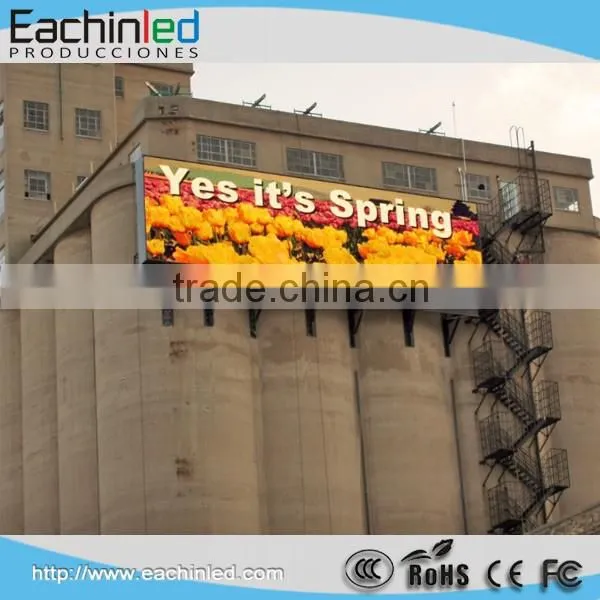Pantalla de LED gigante full color para publicidades exteriores giant tv led p10