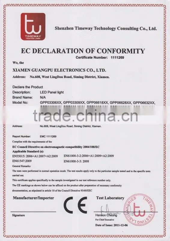 48w led 600x600 ceiling panel light