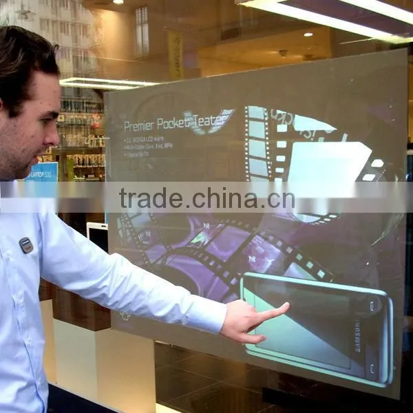 Chariot Adhesive holographic rear projection screen film 1.52mx30m, white, gray, dark gray, black and transparent.