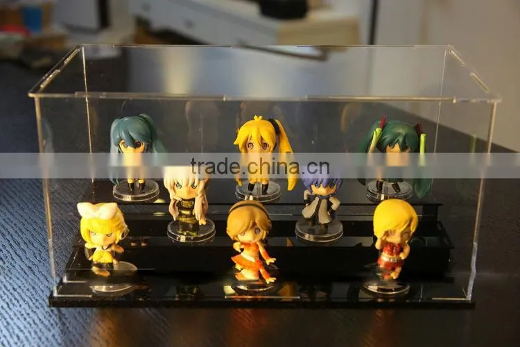 Clear Acrylic Desktop Book Holder Acrylic Comic Book Shelf