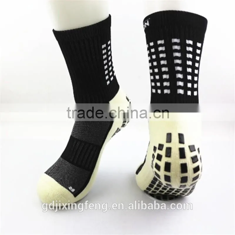 best selling men's cotton anti slip terry sport socks