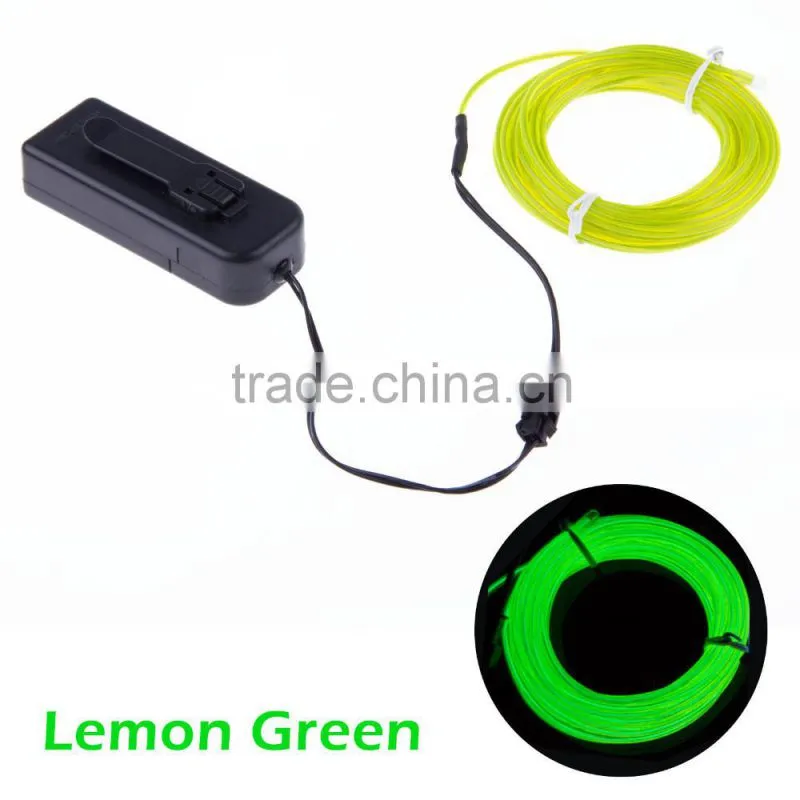 3M Flexible Neon Light Glow EL Wire Rope Car Party Different Colors