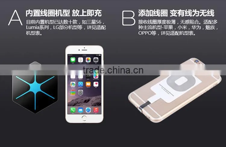 2016 fashion style Portable Mobile Phone wireless charger 5v 2a universal wireless charger