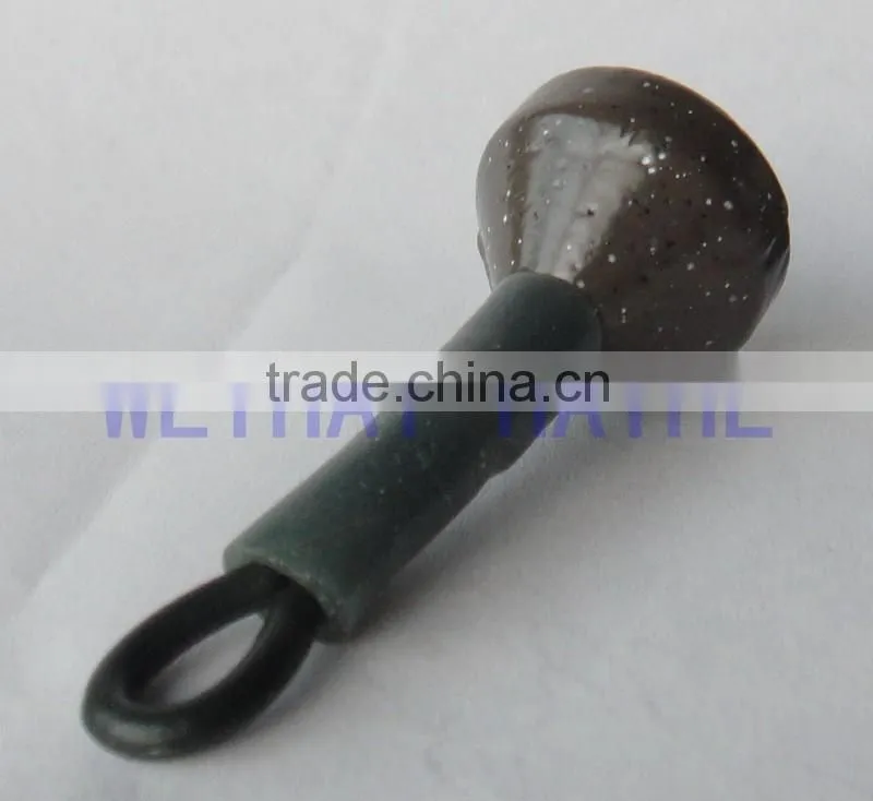 COATED GREEN SMOOTH BACK LEADS FOR CARP FISHING