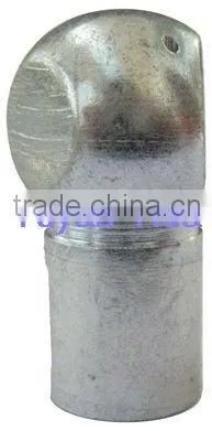 33-16-32mm white zinc plated metal Ball and socket Joint with M12 and M12 for Gas spring