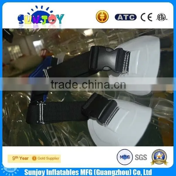 Sunjoy new product embroidery design 3 Meters double entrance inflatable zorb ball