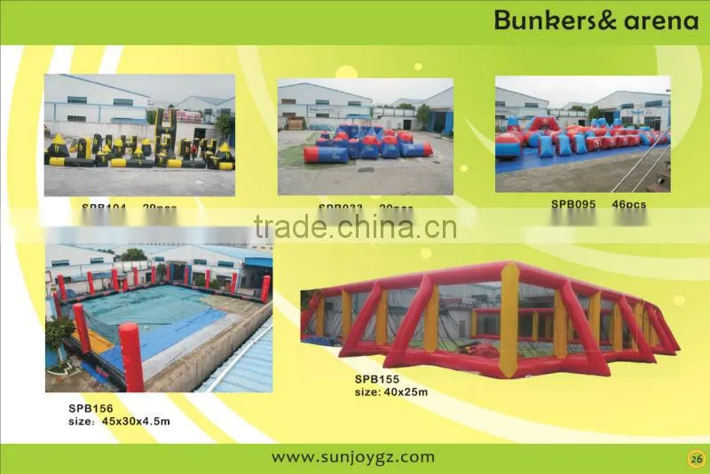 Sunjoy Red Brick Wall Inflatable paintball wall bunker Air Brick for sale