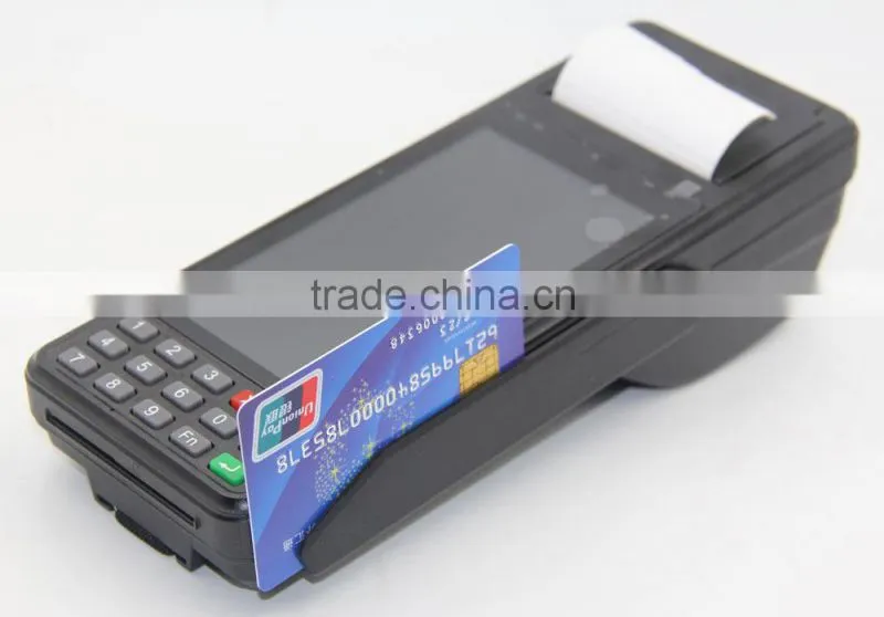 Andriod OS Mobile POS Terminal with Bluetooth,GPRS,GPS,WiFi,Biometric,RFID,Barcode,Smart Card,RFID Card(Portable POS Machine)