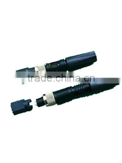Factory Price Singlemode Quick assembly SC/UPC fiber Optical Fast connector for FTTH field