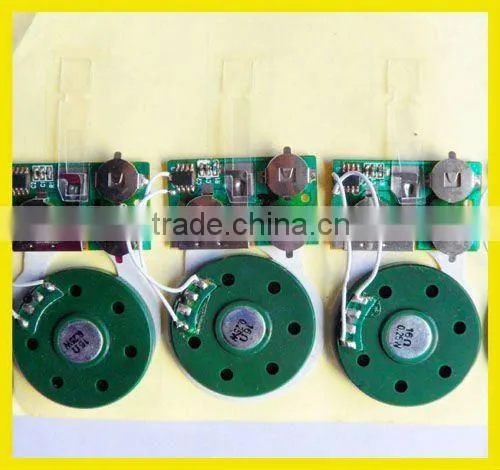 pre-recorded sound module