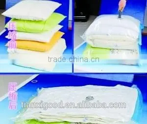 Compressed 75% space Vacuum Bag for bedding and clothes