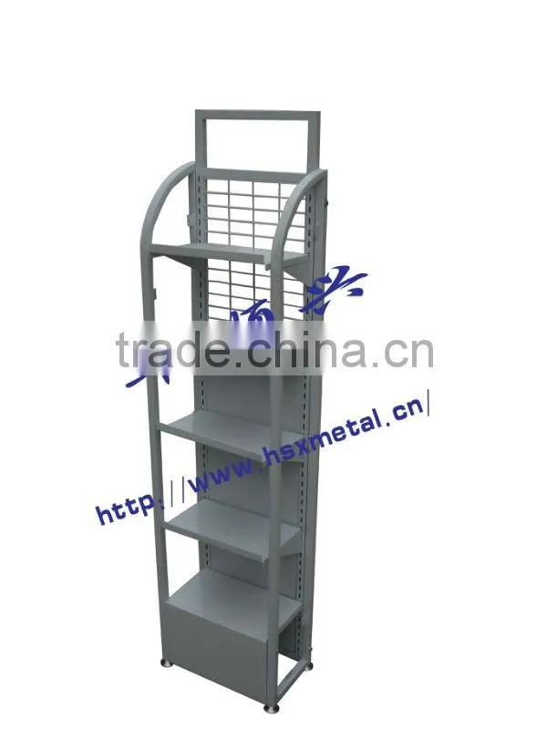 metal four layers floor carpet rugs display rack racking display standing