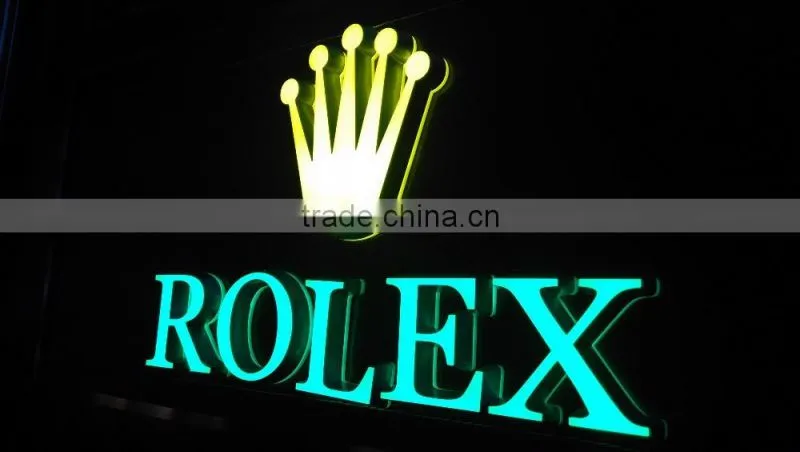 Advertising Rimeless Acrylic Raised Letters