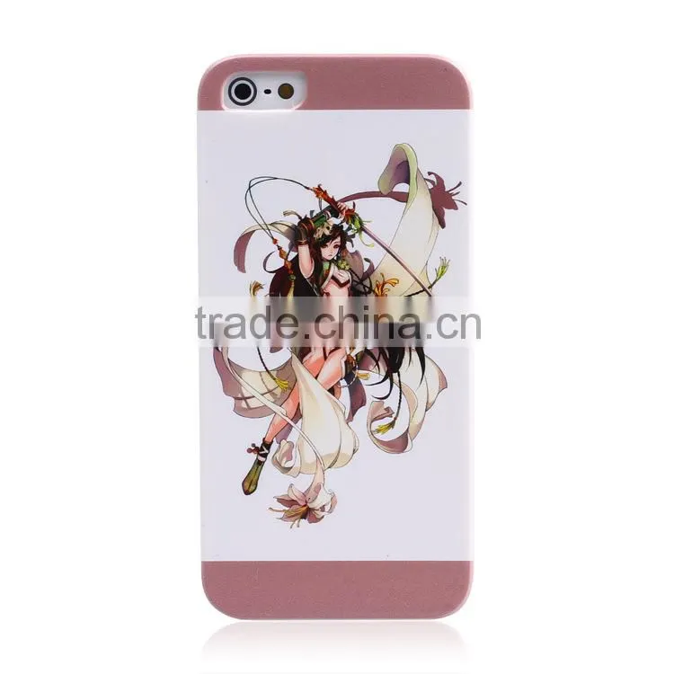 UV phone case printer made pc mobile phone case for iphone case 5 4s.