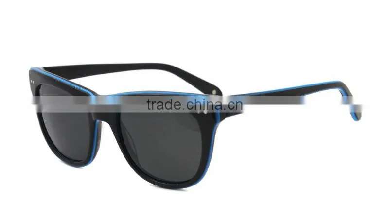 New Fashion Design Duoble Colors Classical Acetate Sunglsses 57BT30028