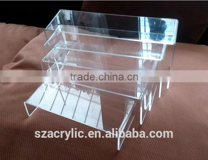 Acrylic U shape shoe display stand shoe display rack