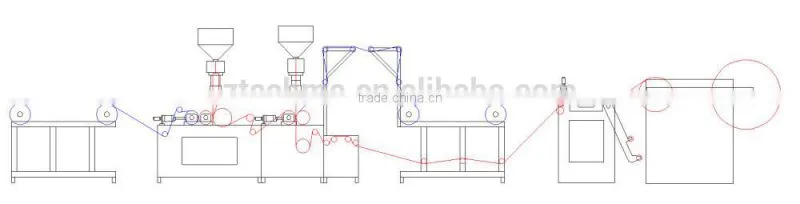 full automatic air bubble film line laminated machine by china supply