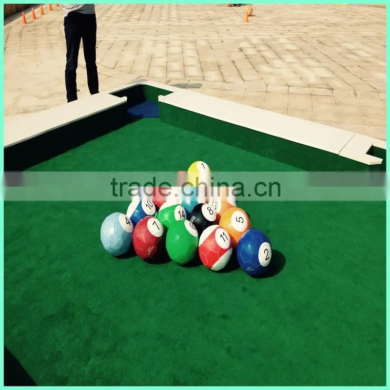 Billiard game playground snookers ball table pool soccer ball game