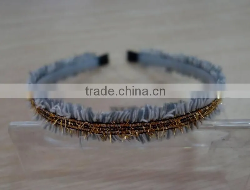 new fashion headband covered by woolen yarn