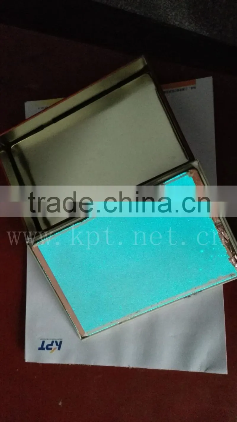 3D stereoscopic electroluminescent paints or materials for car