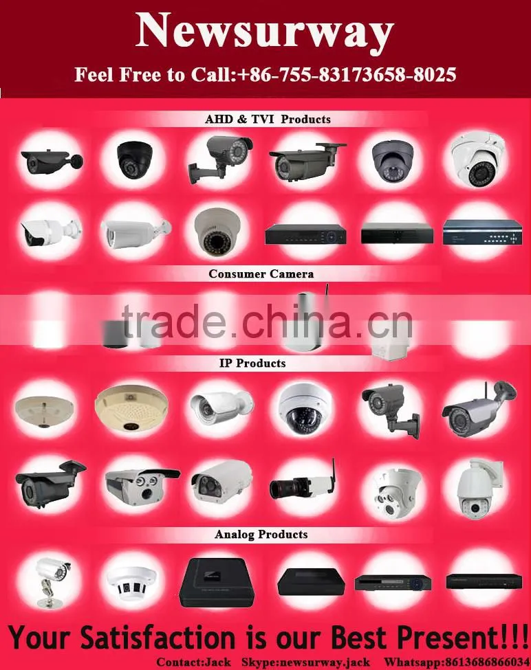 1.3MP AHD 960P 360 Degree Camera IR Panoramic CCTV Camera with Fisheye Lens