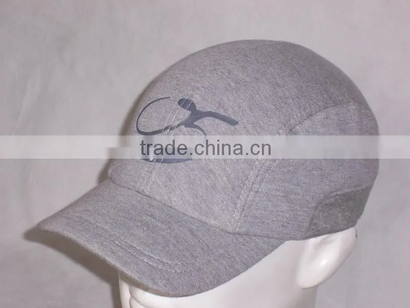 winter cotton knitted flex fitted cap with printing