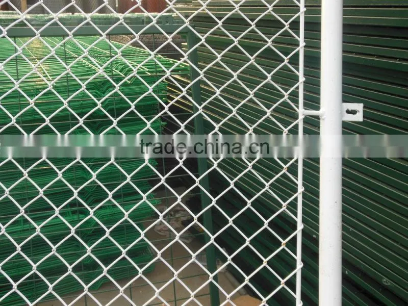 pvc coated 9 gauge chain link fence