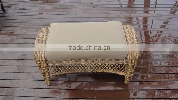 6Pcs Round Rattan Sofa Set Garden