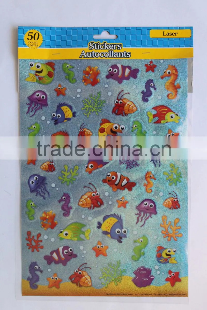 Non-toxic and Removable wall sticker and Kids cartoon sticker