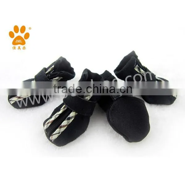 2014 JML New Suede Soft Sole Dog Boots Pet Products Fabric