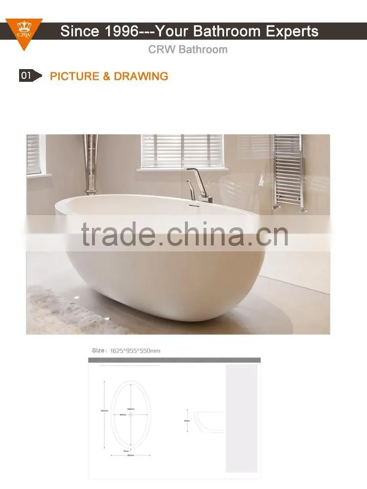 CRW OCY3101 Acrylic Freestanding Cheap Bathtub