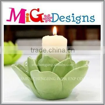 wholesale gift flower shaped urn candle holder