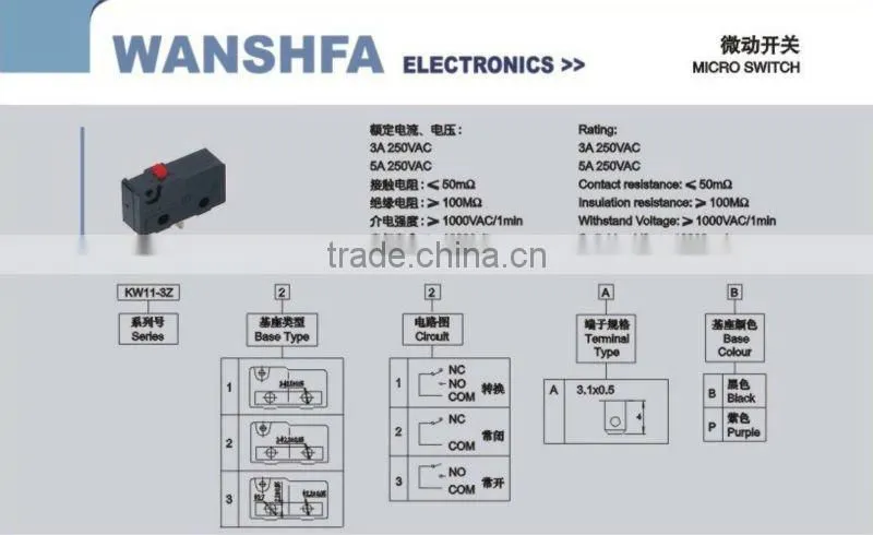 'SS-12E04 mini slide switch