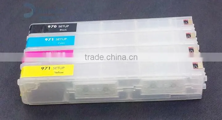 refillable cartridge for hp cartridge 970 971 used for HP PRO X 451 551 476 wholesale china