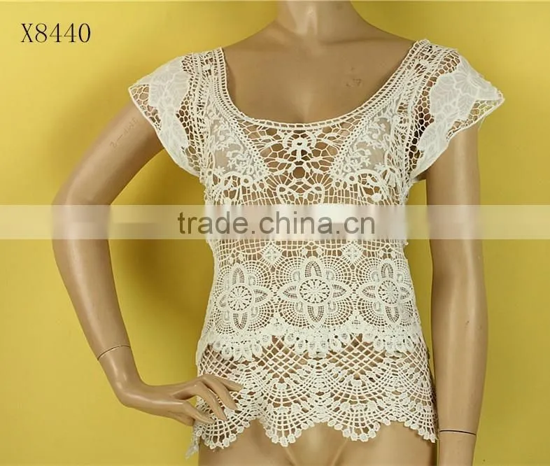 2016 Wholesale Hot Selling Girls Sexy Cool Summer Crochet Top