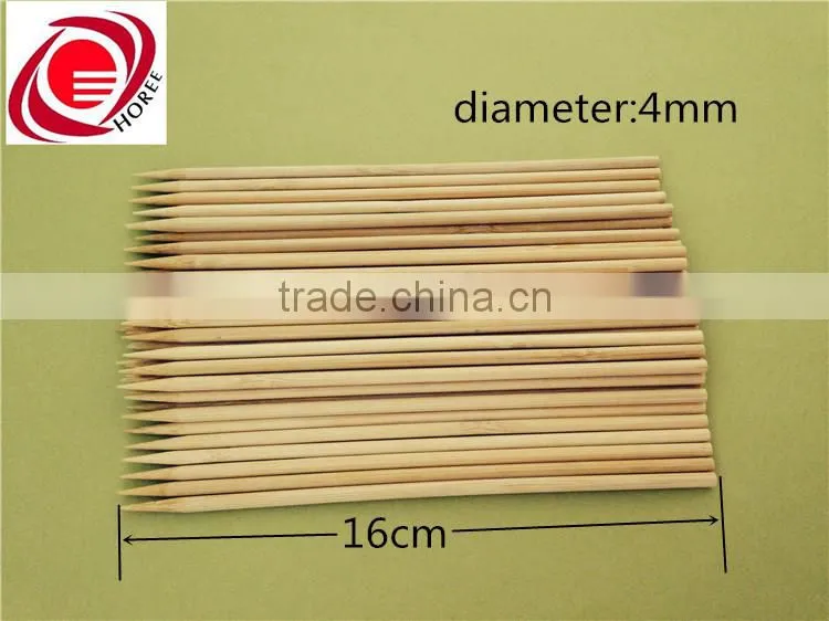 Chinese Anhui high quality cheap bamboo barbeque skewers for wholesale