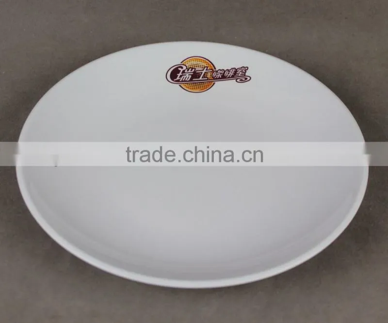 hot sales restaurent melamine dinnerware set in white color