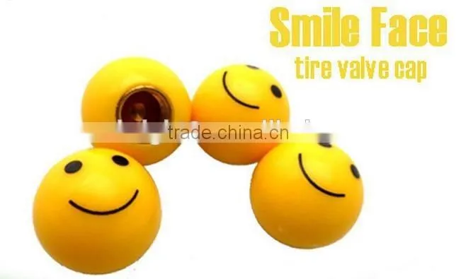 Accessories. car for valve protection caps smile shape custom tire valve caps