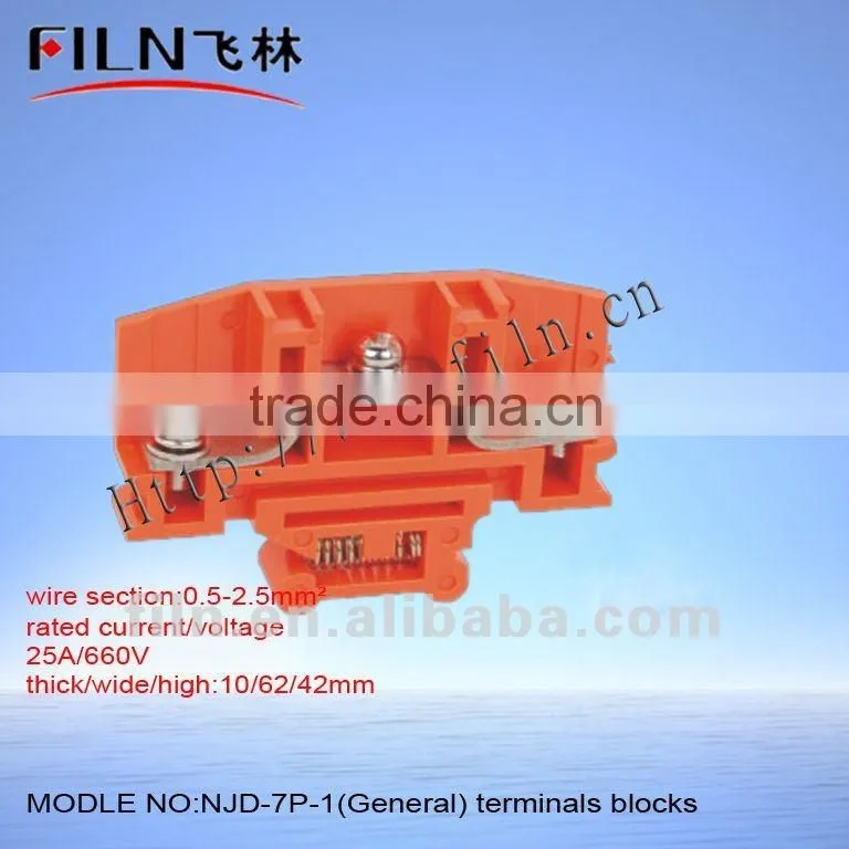 4 core connector terminal block NJD-7D