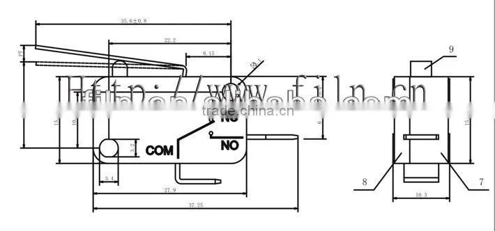 FL7-011 push button zippy micro switch